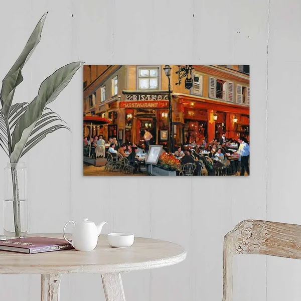 Bistro I, Canvas Wall Art, 24x16, Great Big Canvas