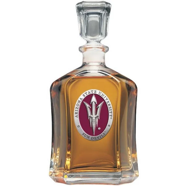 Heritage Metalworks CPT10827ER Arizona State University Capitol Decanter - Red