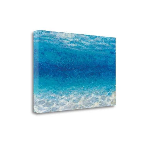 Tangletown Fine Art 'Underwater I' Print on Wrapped Canvas, Blue