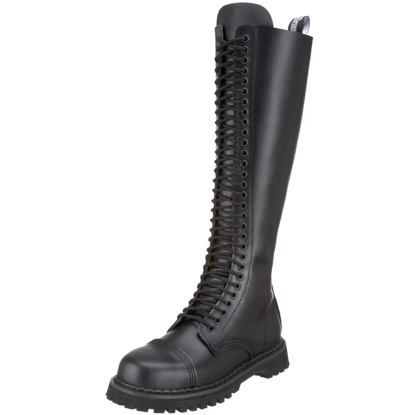Demonia - Rocky-20 4, Black Leather