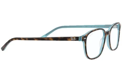 Ray Ban RX5393 Leonard Eyeglasses - 5883 Top Havana on Light Blue