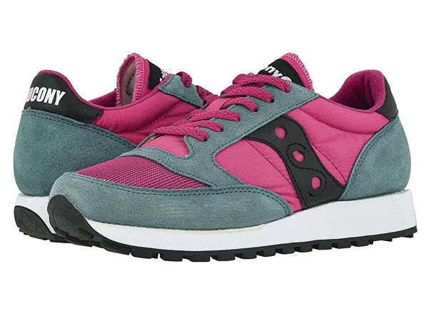 Saucony Originals Jazz Original Vintage Women's Classic Shoes Berry/Teal/Black : 11 B - Medium