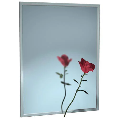 ASI Stainless Steel Channel Frame Mirror - 36x22Wx48x22H - 0620-3648