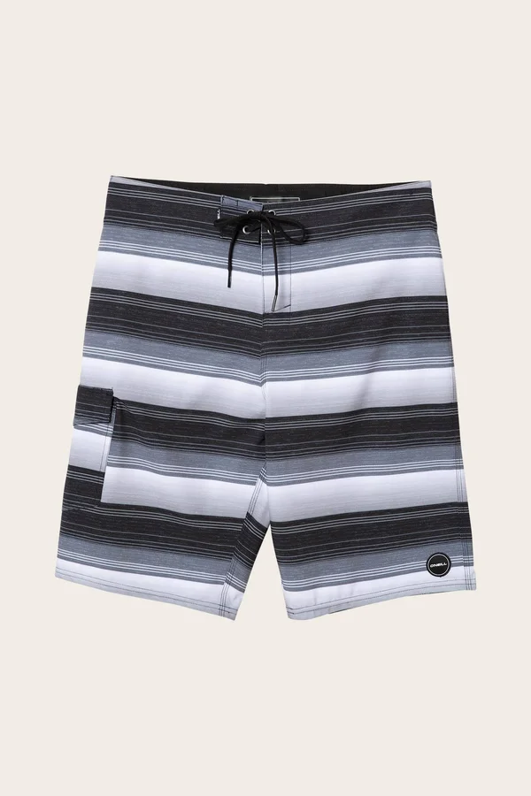 O&Neill Santa Cruz Stretch Stripe Boardshorts Men's Black, 38