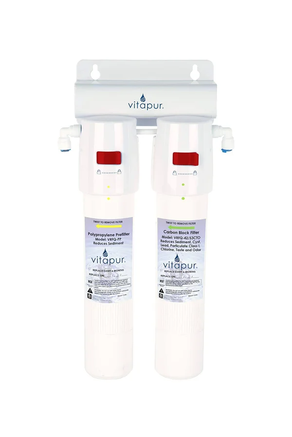 Vitapur Vfk-2Q Water Filtration System, Dual Stage, qc