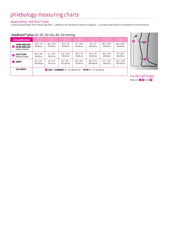 mediven, Plus, 30-40 mmHg, Knee High Extra Wide Calf Open Toe-Size II