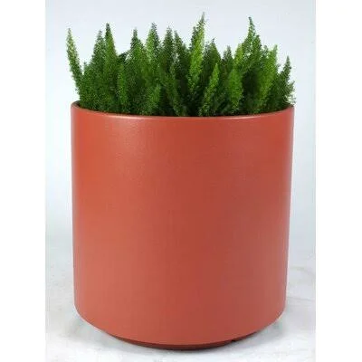 Junita Plastic Pot Planter Latitude Run Color: Garnet, Size: 16x22 H x 20x22 W x 18x22 D