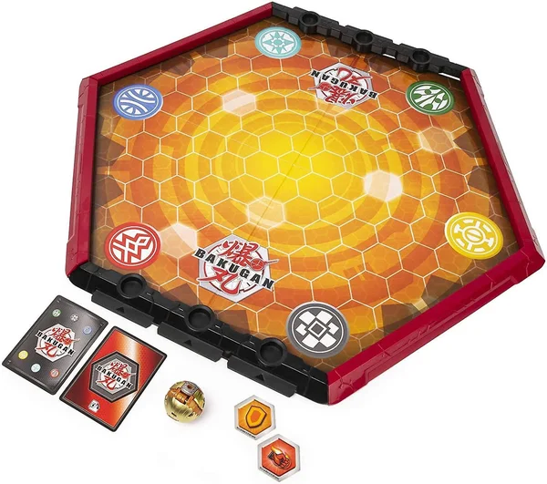 Bakugan 6056040 Battle Arena Game Board with Exclusive Ages 6 and Up Multicoloured