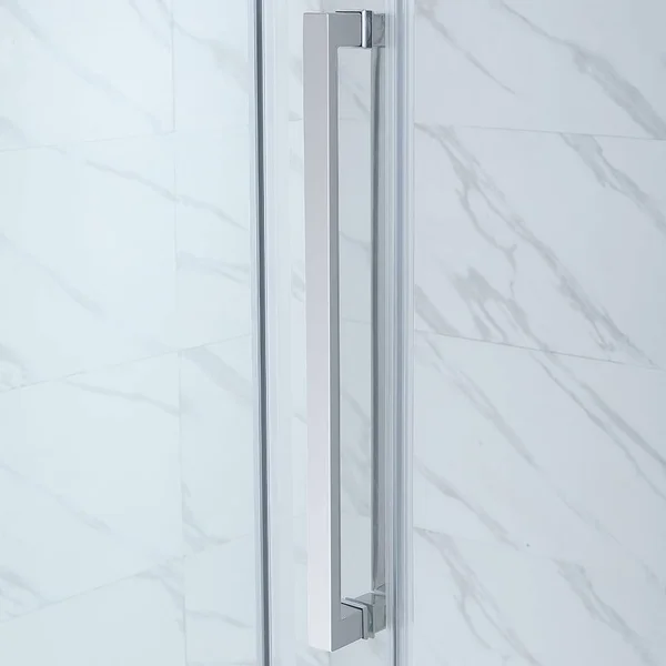 Ove Decors Chester 48 in. Chrome Frameless Sliding Shower Door