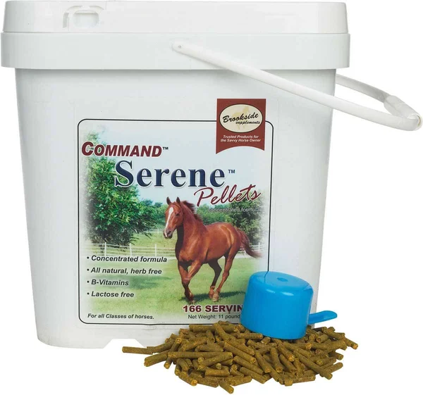 Command Serene Pellets for Horses by Brookside Supplements - 11 lb (84 days)