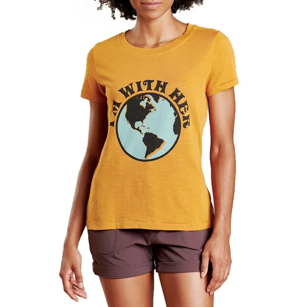 Toadu0026Co Primo Daily Short Sleeve Tee - Women's Sunset Vintage Wash - S