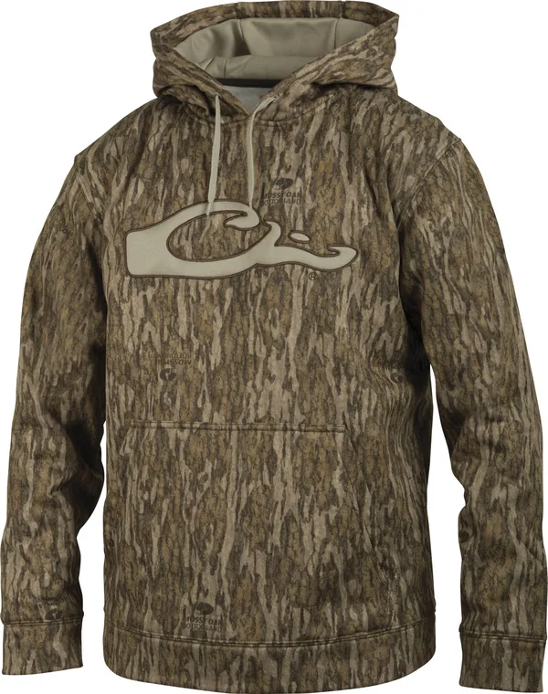 Drake Performance Hoodie - Mossy Oak Bottomland, Large