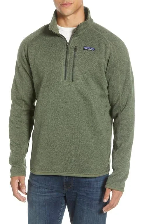 Patagonia Men's Better Sweater 1/4 Zip - Industrial Green - 3XL