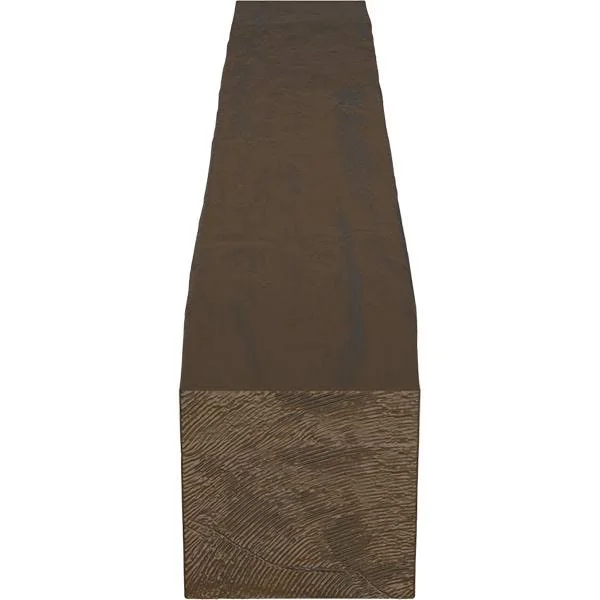 Ekena Millwork MANURW06X06X84BM 6x22H x 6x22D x 84x22W Riverwood Faux Wood Fireplace Mantel - Burnished Mahogany