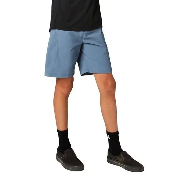 Fox Youth Ranger Short in Matte Blue Size 22