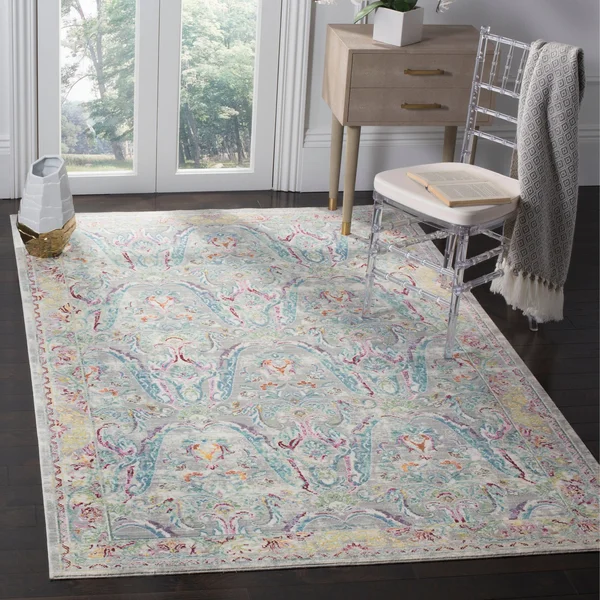 Safavieh Mystique Grey & Light Blue 3& x 5& Rug