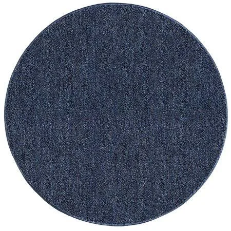 Indoor Outdoor Area Rug Petrol Blue - 7' Round, Adult Unisex