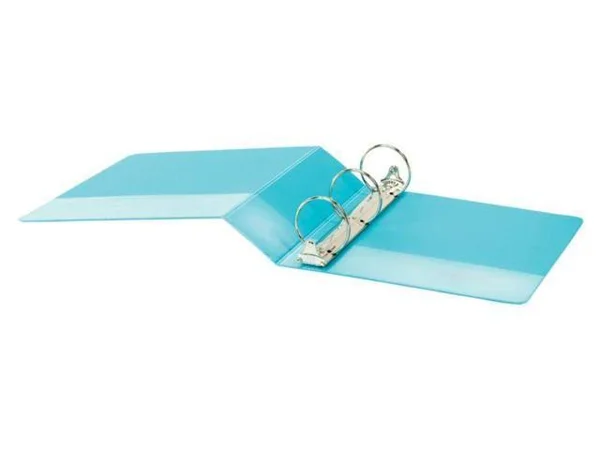Office Depot Nonstick Round-Ring View Binder, 3in. Rings, 100% Recycled, Jeweler Blue, OD06622
