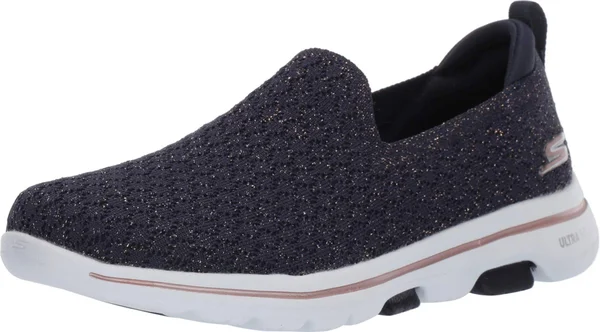Skechers Women's GOwalk 5 Brave Slip-On - Navy/Gold