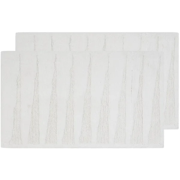Safavieh Pmb629b Plush Master Bath Rug - Set of 2, White