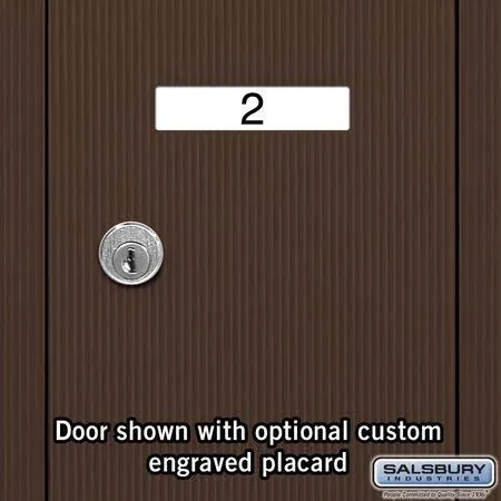 Salsbury Industries 3506ZSP Vertical Mailbox, Surface, 6 Doors, Bronze