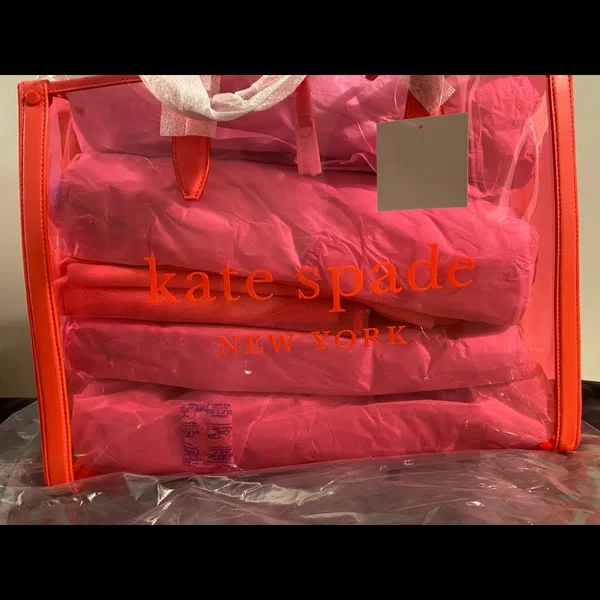 Kate Spade Market See-Through Large Tote - Pink - Handbags & Purses
