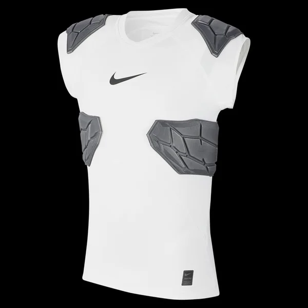 White Pro Hyperstrong Youth&s Football Top Nike