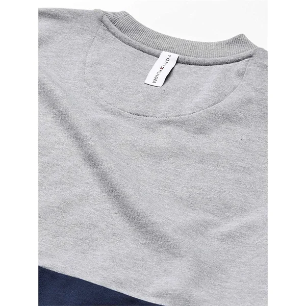 Tommy Hilfiger Mens Gray Graphic Sweater Size: XL