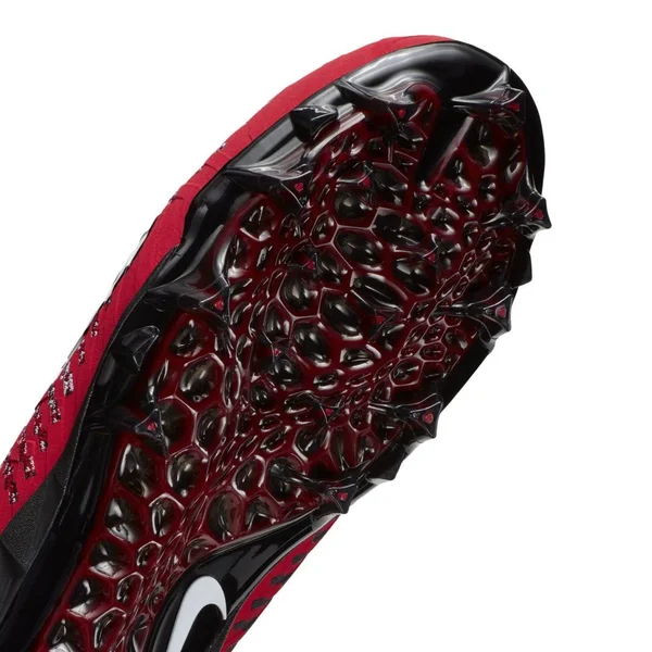 Nike Men's Alpha Menace Pro 2 Mid Football Cleats, Red