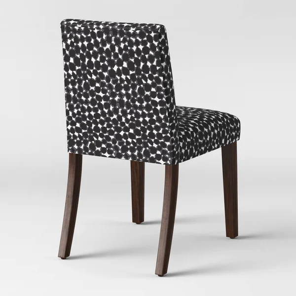 Modern Dining Chair Abstract Black/White Dot - Project 62