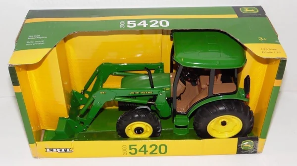 John Deere 15357N Tractor with Cab Loader (ORGL5401) - Green