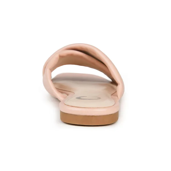 Journee Collection Women's Carlotta Slide Blush 8.5