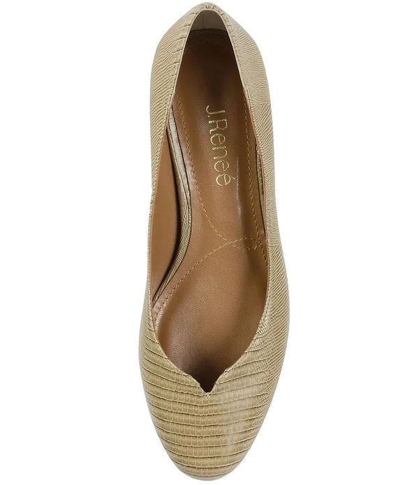 J. Renee Bambalina Women's Pump - Taupe Size 10