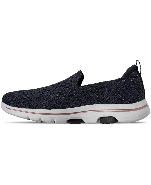 Skechers Women's GOwalk 5 Brave Slip-On - Navy/Gold