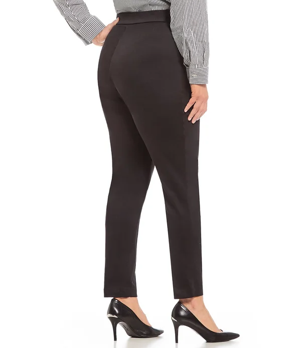 Calvin Klein Women's Plus Pull-On Cropped Pants - Latte - Size 1x