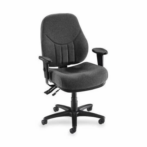 Lorell Multi-Task Chair - High-Back, 26-7/8 inchx26 inchx39 inch-42 inch-1/2 inch, Gray (llr81100)