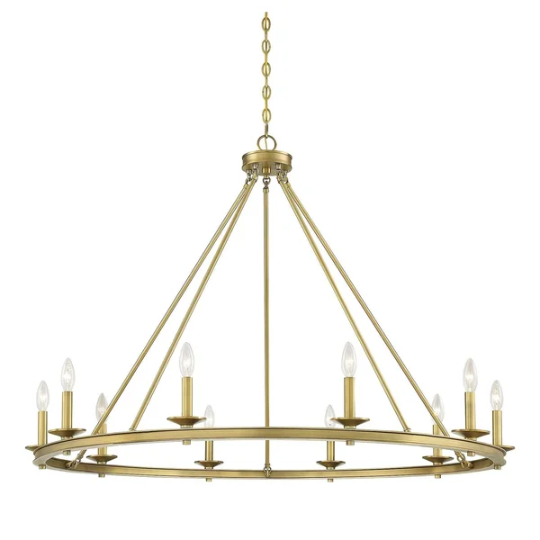 Savoy House 1-310-10-SN Middleton Satin Nickel 10 Light Chandelier