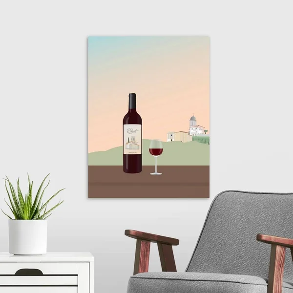 Tuscan Wine I - Canvas Wall Art, 18x24, Great Big Canvas