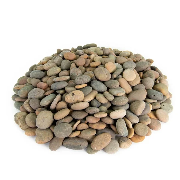 Mexican Beach Pebbles 40 lbs| Smooth Round Stones - Round Rock for Gardens, Landscape, Ponds, and D閏or - 1/2x22-1x22 - Buff But