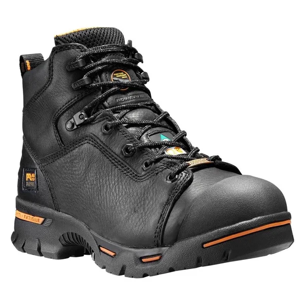 Men's Timberland Pro Endurance PR 6 inch Waterproof Steel Toe, Size: 11, Black