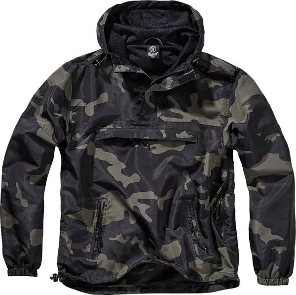 Brandit Summer Windbreaker, Textile Jacket - Darkcamo - 4XL