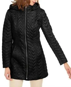 Via Spiga Zig Zag Medium Quilted Jacket