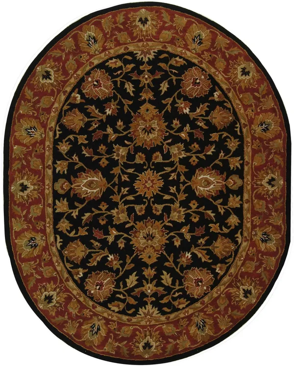 Safavieh Heritage HG112A 4&6x22 x 6&6x22 Black - Red Rug
