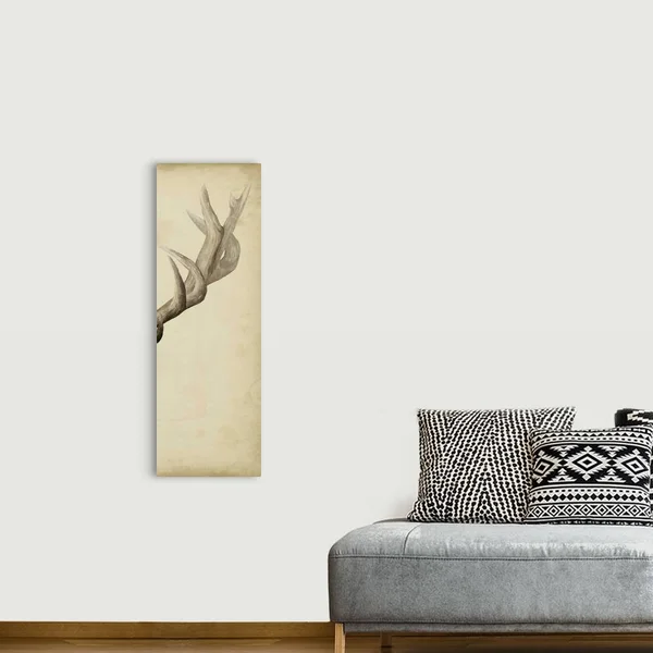Triptych Elk III, Canvas Wall Art, 16x48, Great Big Canvas