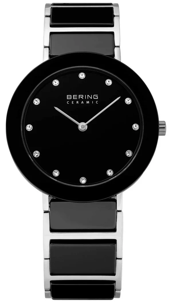 Bering, Watch, Ceramic, Polished Silver, 11435-749