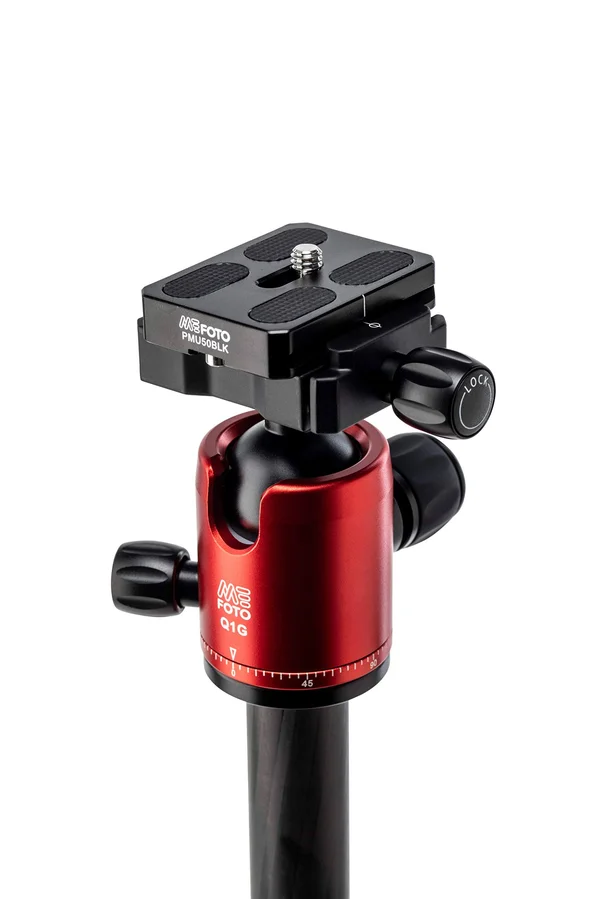 MeFOTO Roadtrip S Carbon Fiber Travel Tripod/Monopod, Titanium RTSCTTN