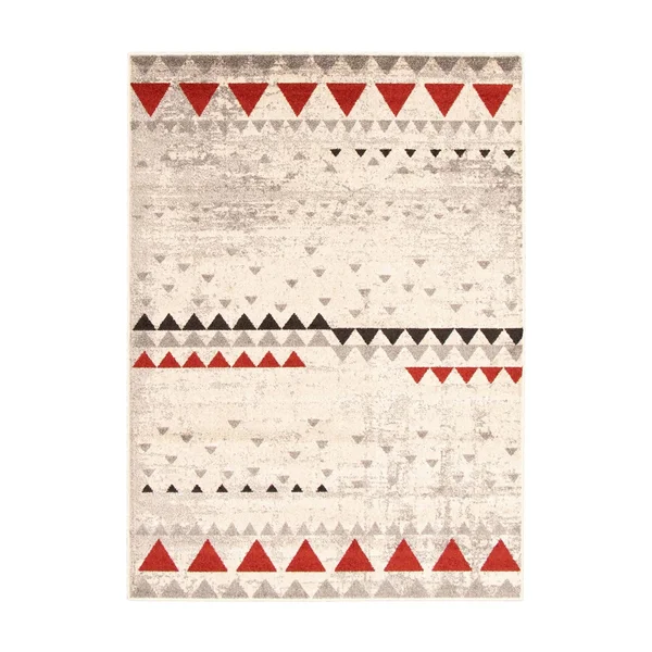 Step One Geometric Triangles Area Rug-Yellow-South Shore - 13409