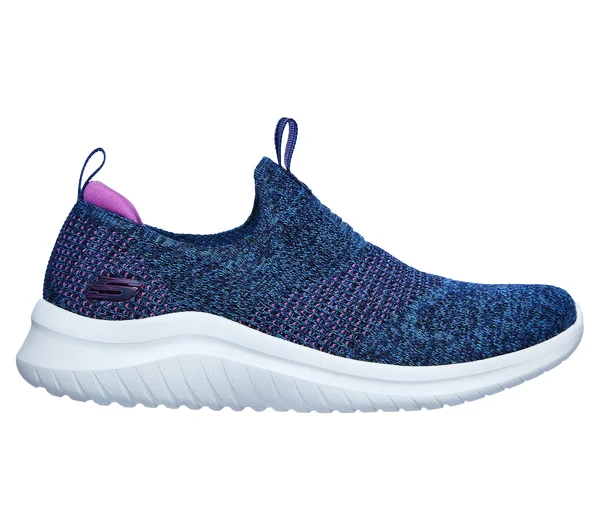 Skechers Women's Ultra Flex 2.0 Pretty Dazzling Slip-On - Navy/Purple