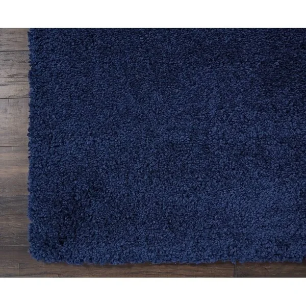 Nourison Malibu Shag MSG01 Area Rug, Slate, 7&10x22 Round