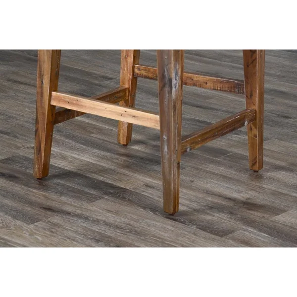 Sunny Designs 24x22H Slatback Barstool with Cushion Seat 1450RA-24